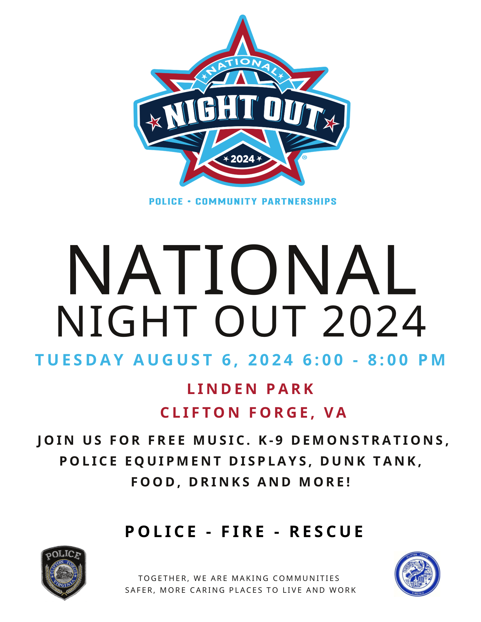 Events from August 6 September 20 Town of Clifton Va