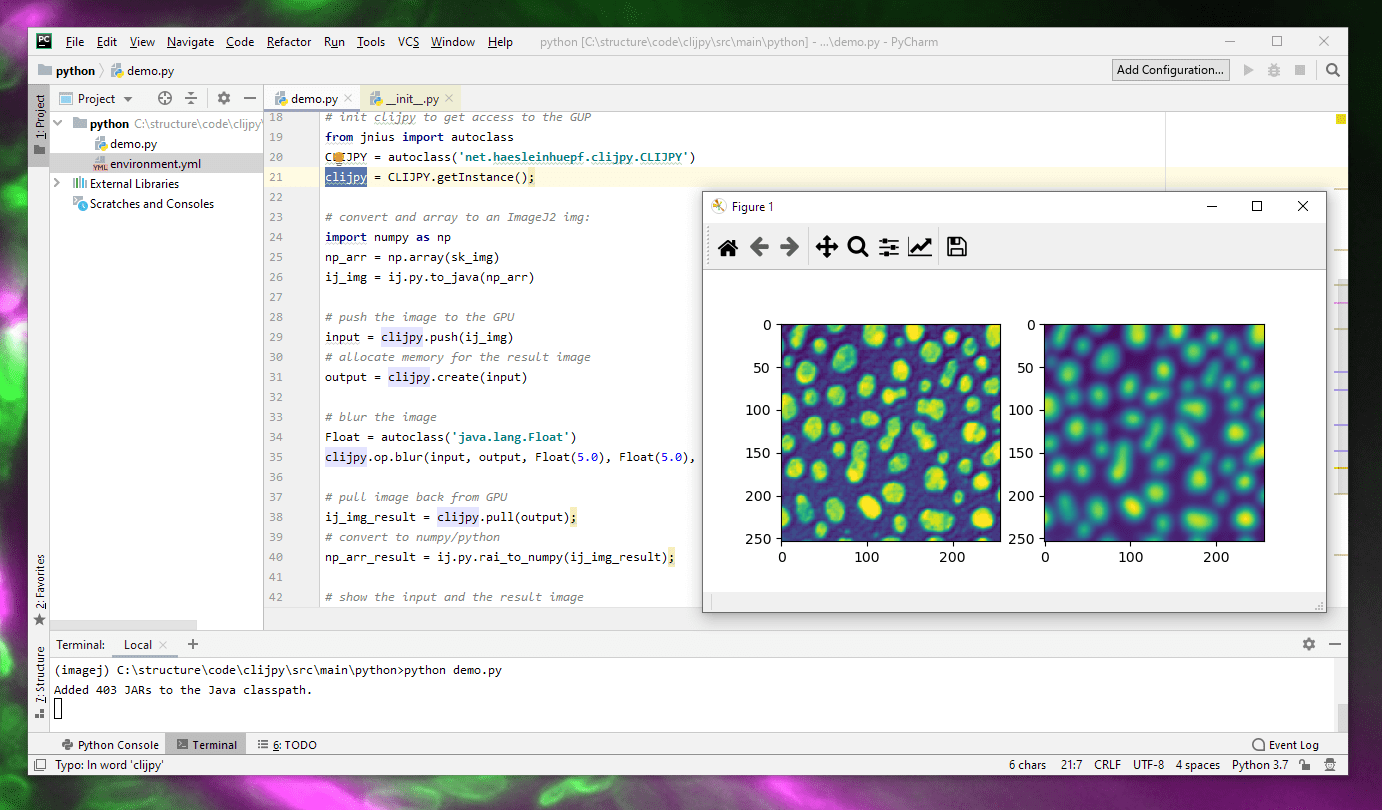CLIJPY GPUaccelerated image processing in python using