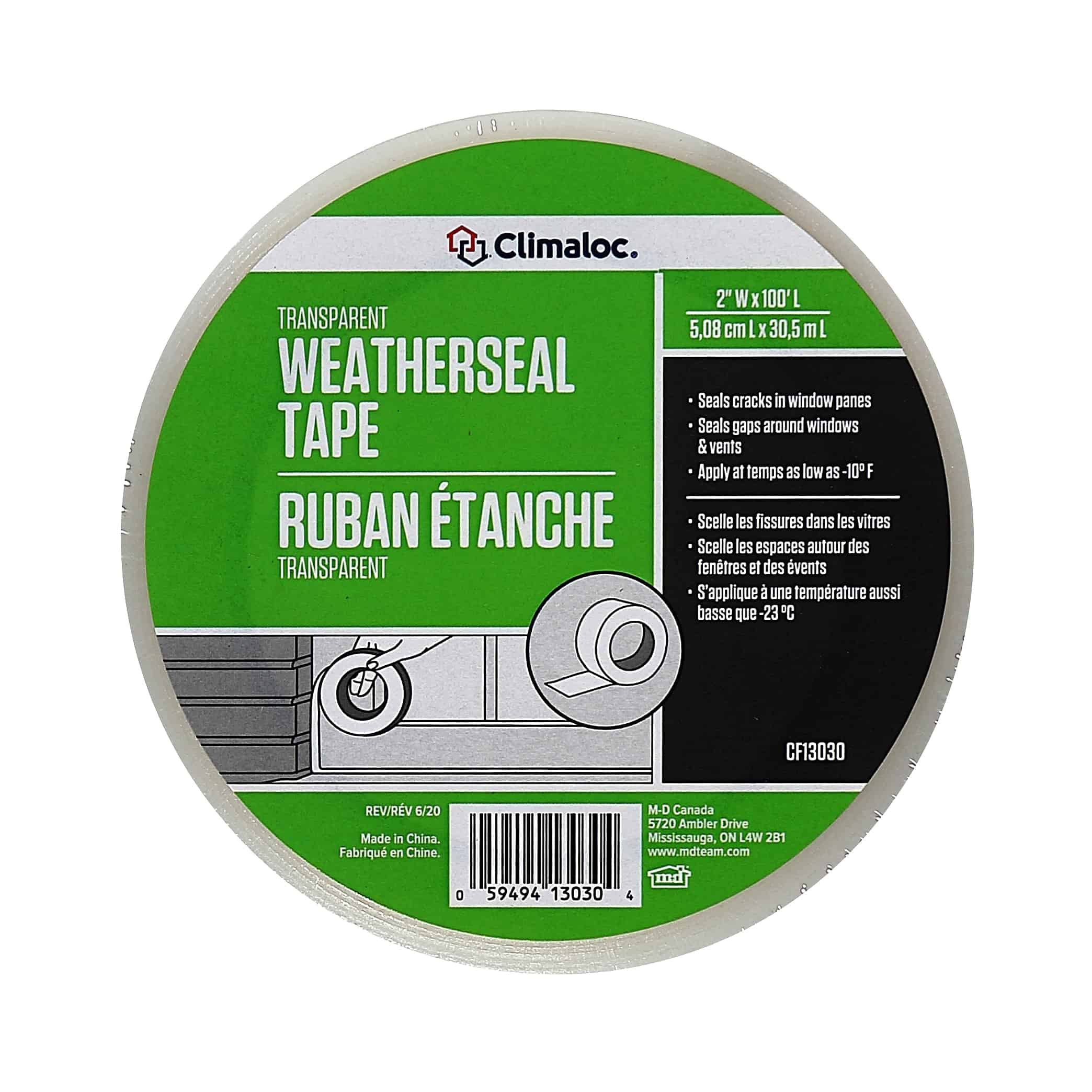 TRANSPARENT WEATHERSEAL TAPE - Climaloc Solutions