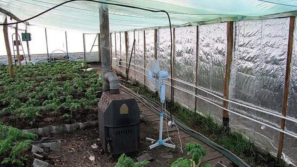 Stove greenhouse heating ClimaOrb Arched Greenhouse Kits