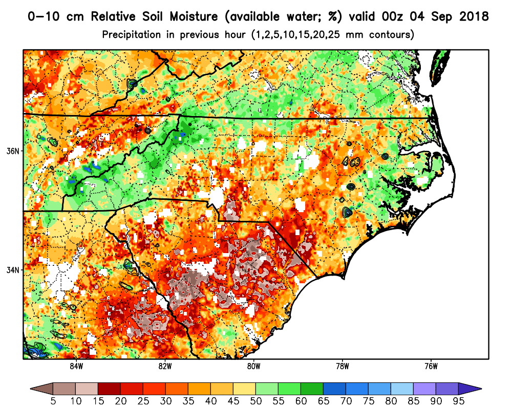 Despite a Wet August, Drought Returns in NC North Carolina Climate Office