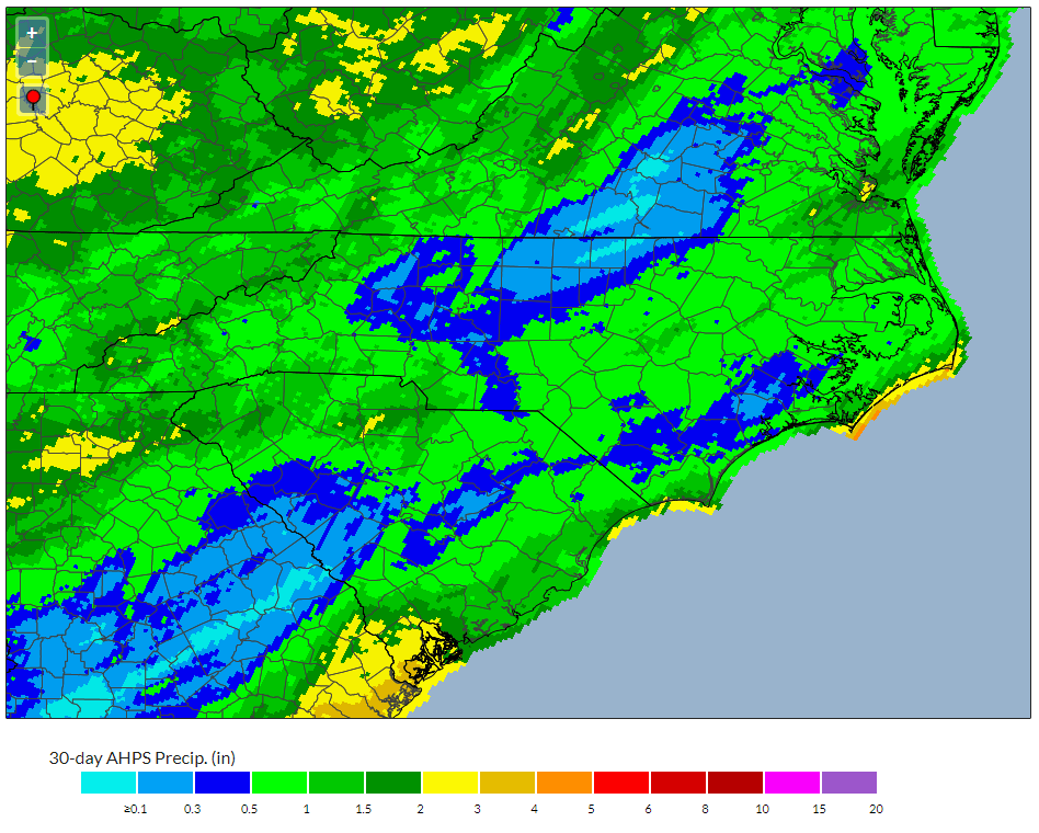 Drought Degrades in Our Driest November in Decades North Carolina