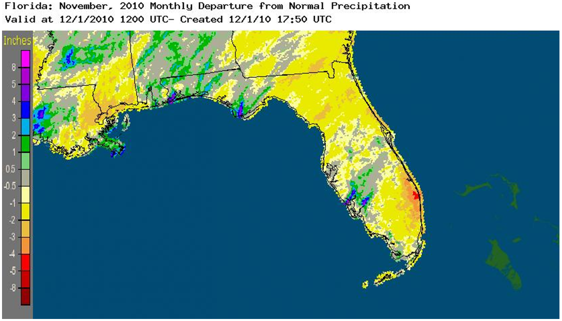 Climate Summary for Florida November 2010 Florida Climate Center