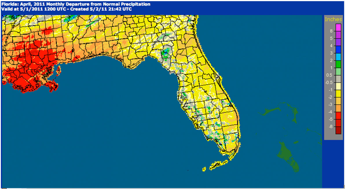 Climate Summary for Florida April 2011 Florida Climate Center
