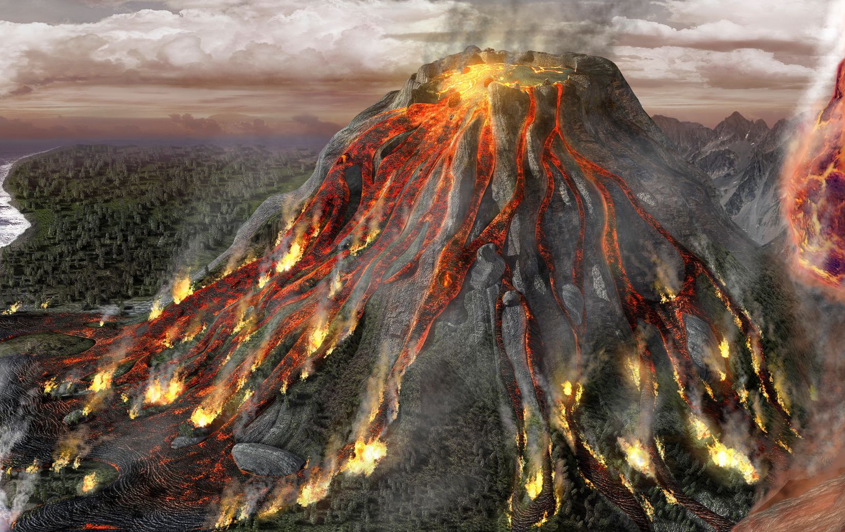 Prehistoric Volcano May Have Caused Global Warming Climate Change