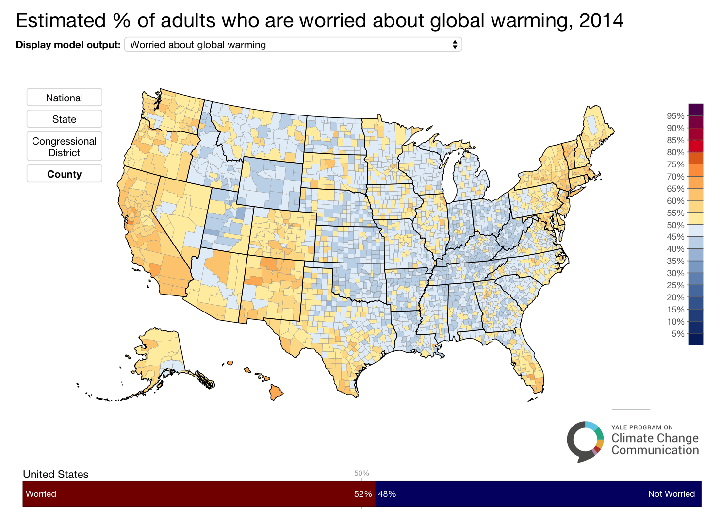 A Majority of Americans are Worried About Global Warming Yale Program