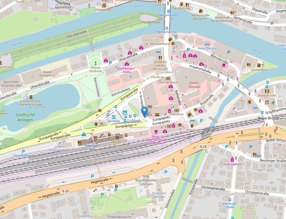 Anfahrt Climate March Tuebingen