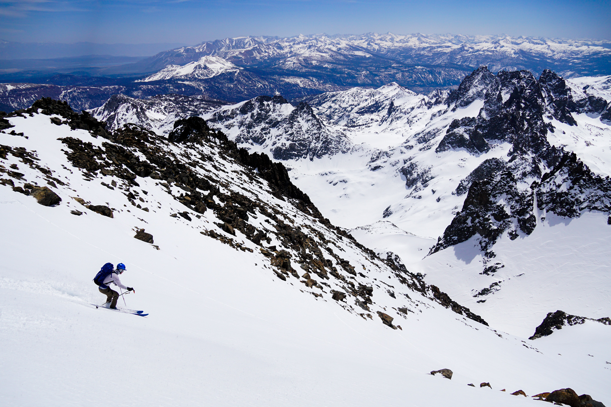 Sierra Ski Trip 2022 Climber Kyle