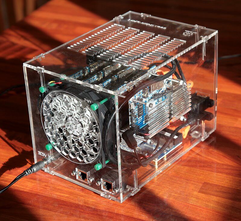 5 Node Cluster of Orange Pi Plus 2Es