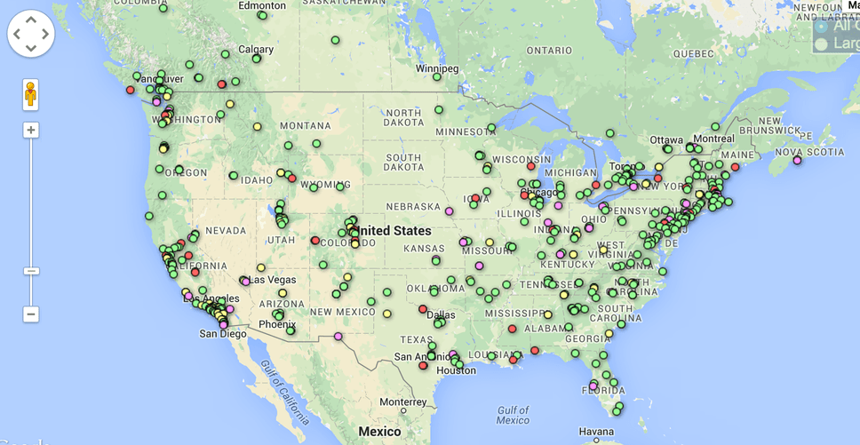 La Fitness Locations Us Map Candy Corliss