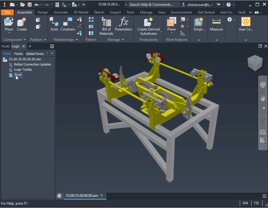 iLogic Export All Flat Patterns To One DXF Clint Brown