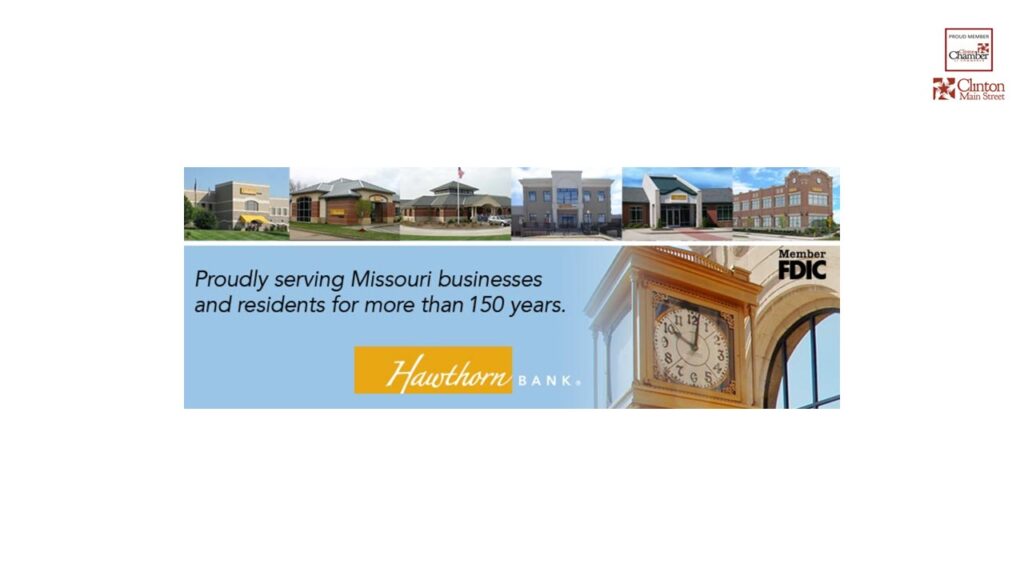 Hawthorn Bank to Clinton, Missouri