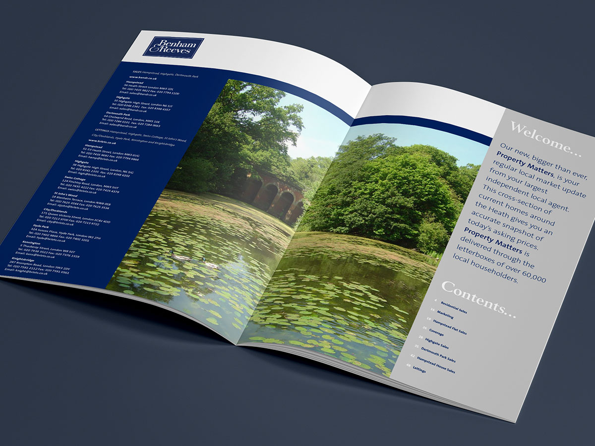 Benham & Reeves Literature Design Clinton Smith Design Consultants