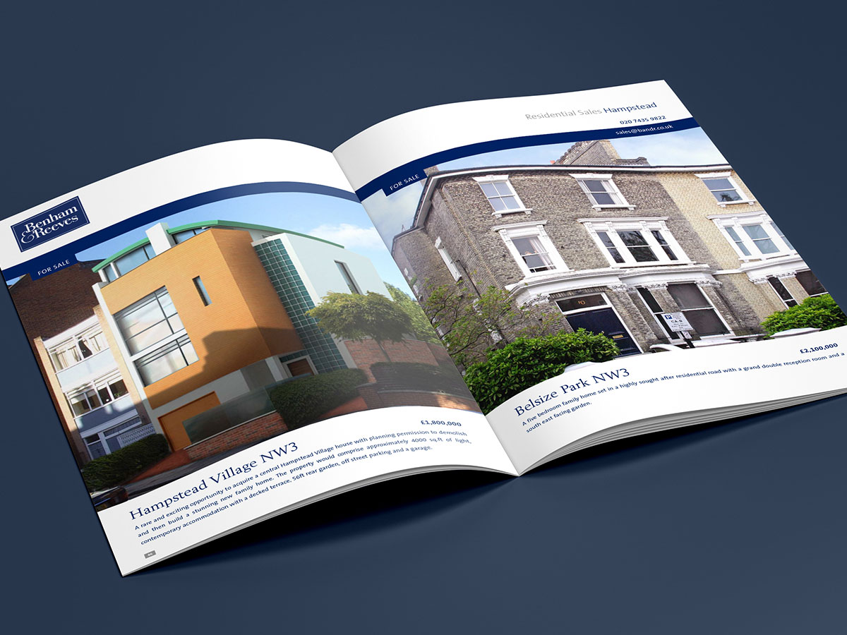 Benham & Reeves Literature Design Clinton Smith Design Consultants