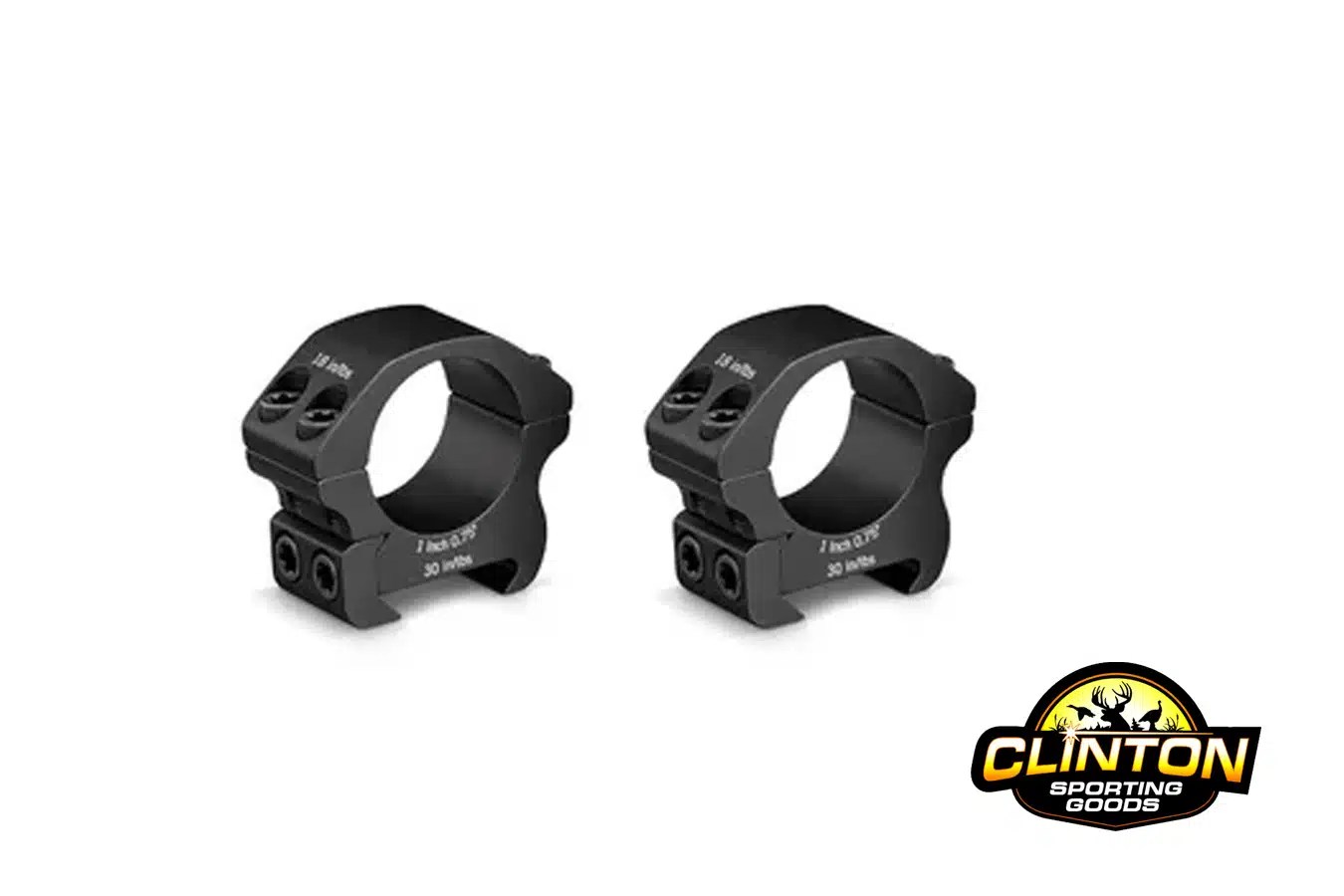 Vortex Rifle Scope Rings Pro Series 1" Medium Height Clinton Sporting