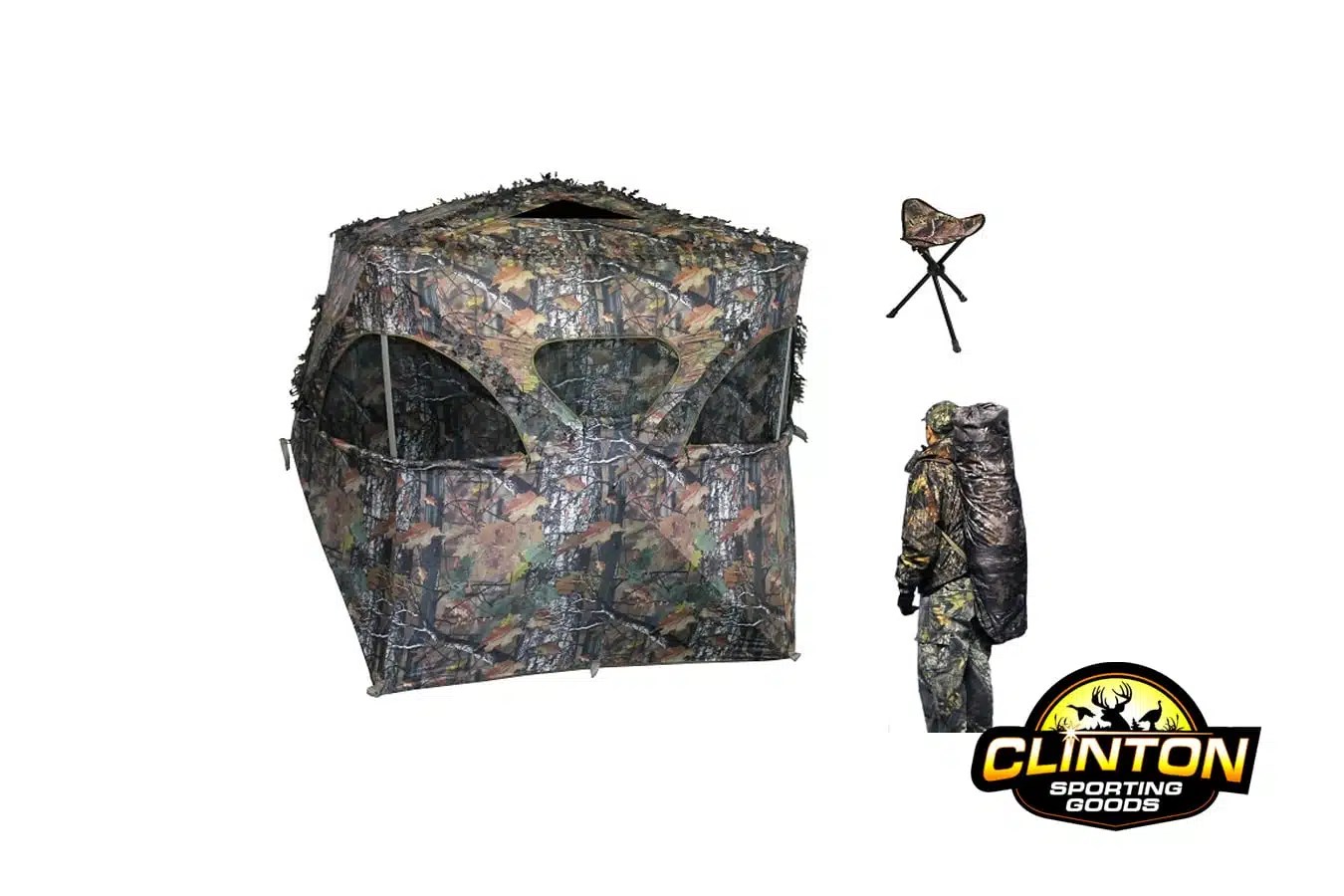 Altan Den Blind with Tripod Chair Clinton Sporting Goods