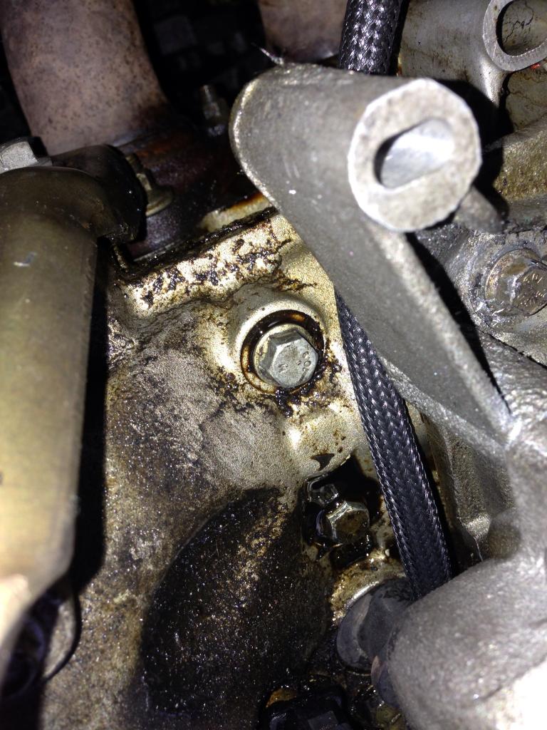 Oil leak, smell of burning oil + petrol? + poor running engine and