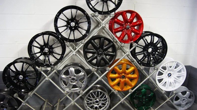 Alloy Wheel Refurbishment PowderCoating 'The Process' Picture galore