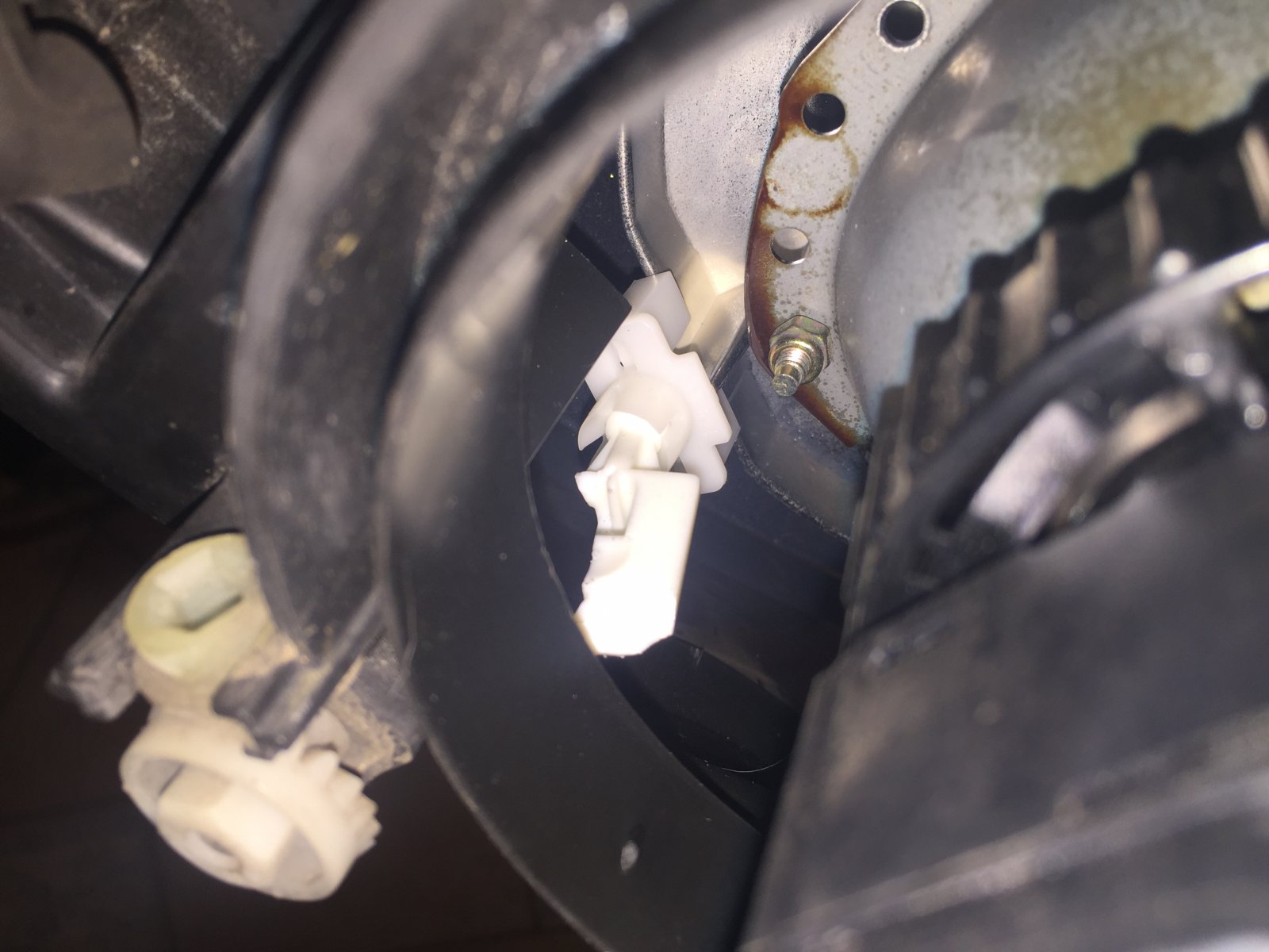 Broken Headlight Adjusters