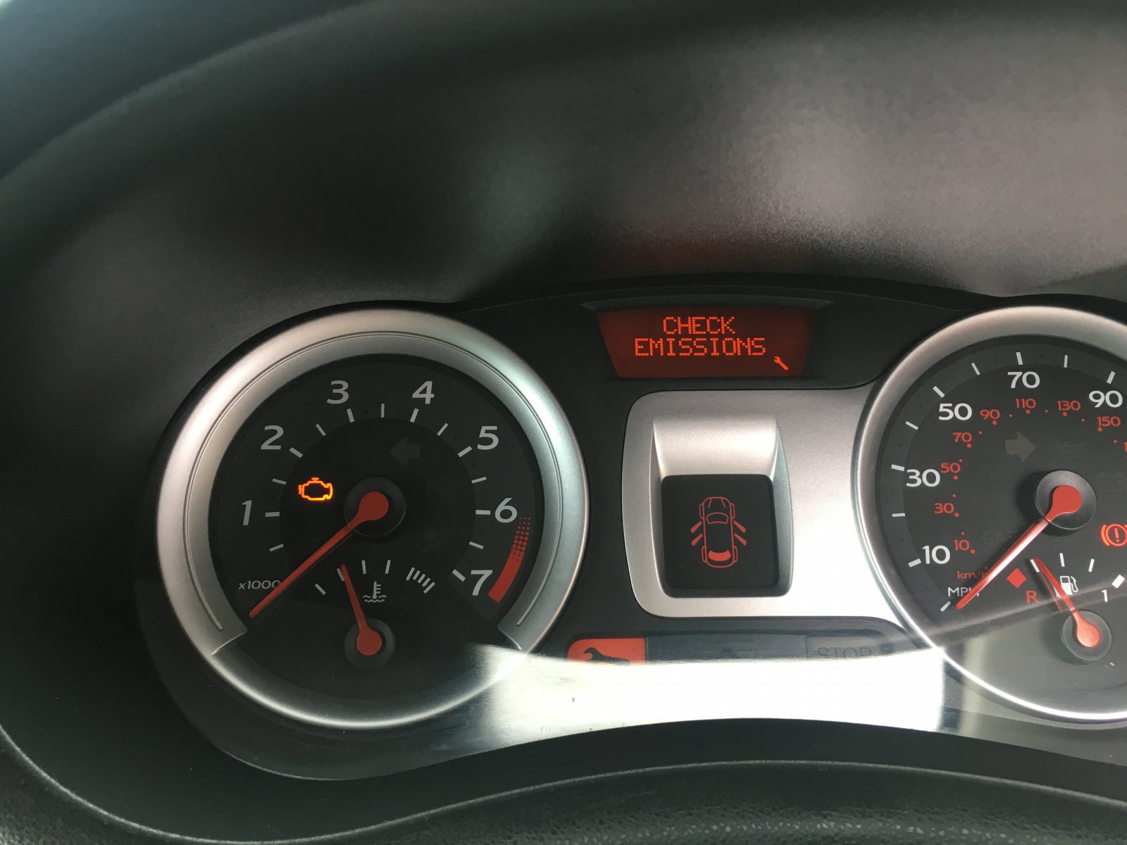 Check emissions light ?