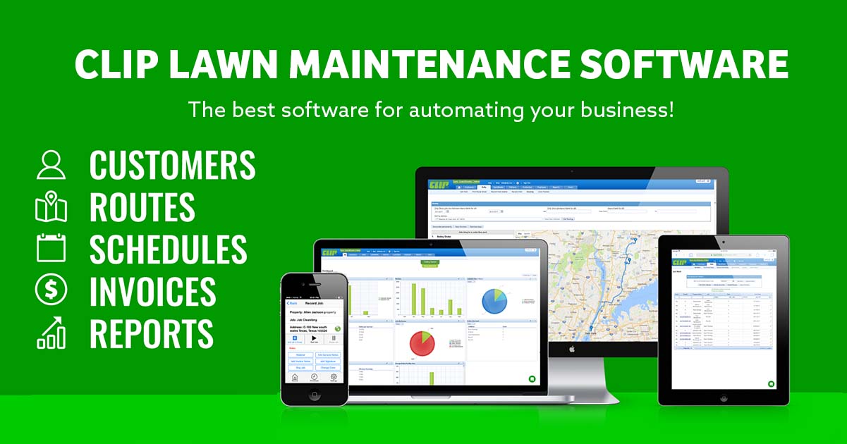 Get Started CLIP Lawn Maintenance Software