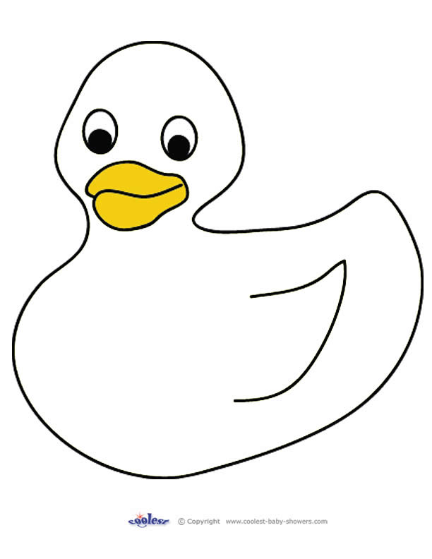 Best Photos of Duck Template Printable Free Printable Duck Clip Art