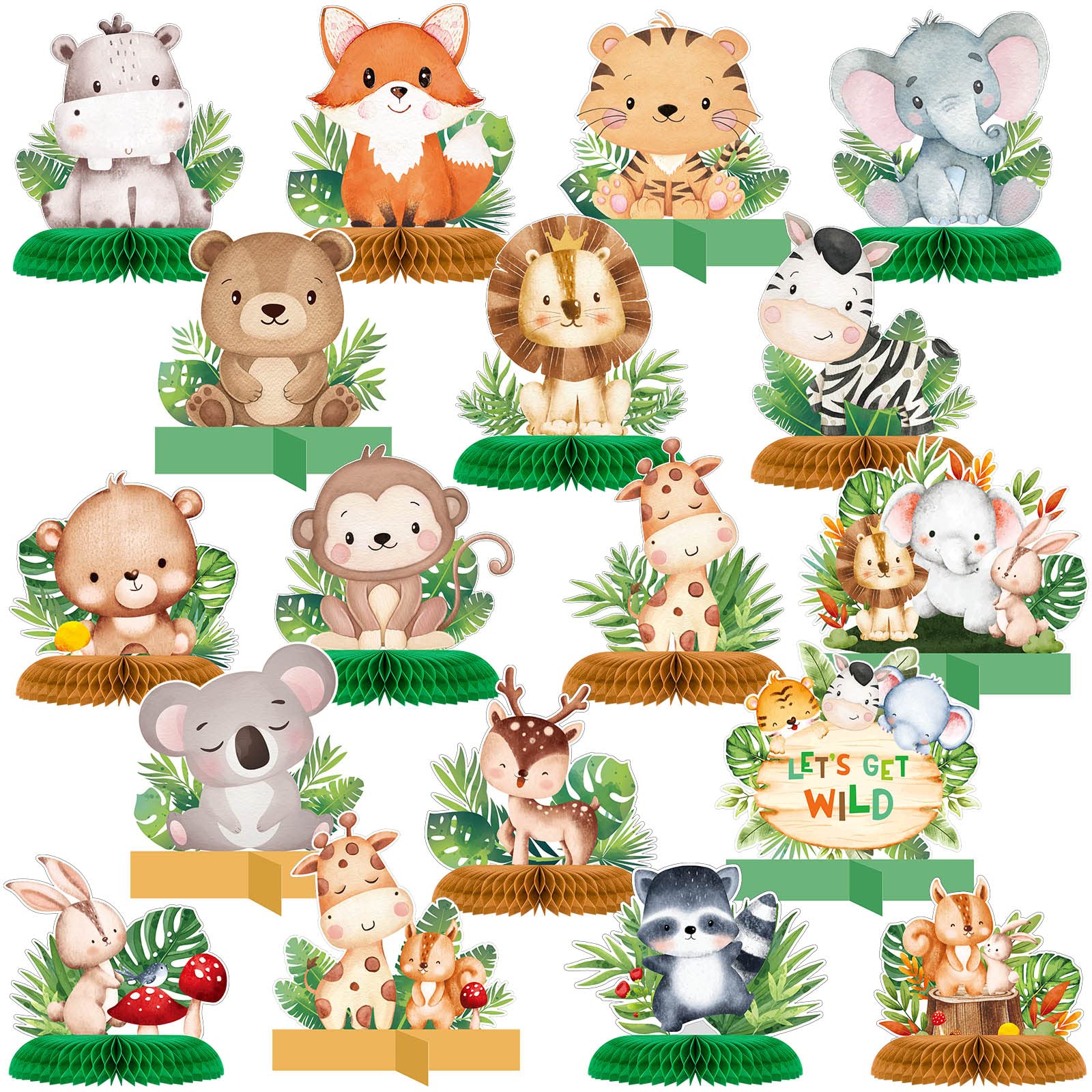 Baby safari animals clipart Cute zoo animals clipart Clip Art Library