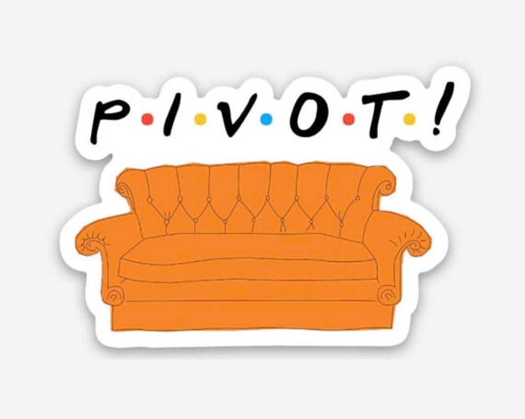 Pivot Svg File Couch Svg Cut File Friends Quotes Clipart Instant