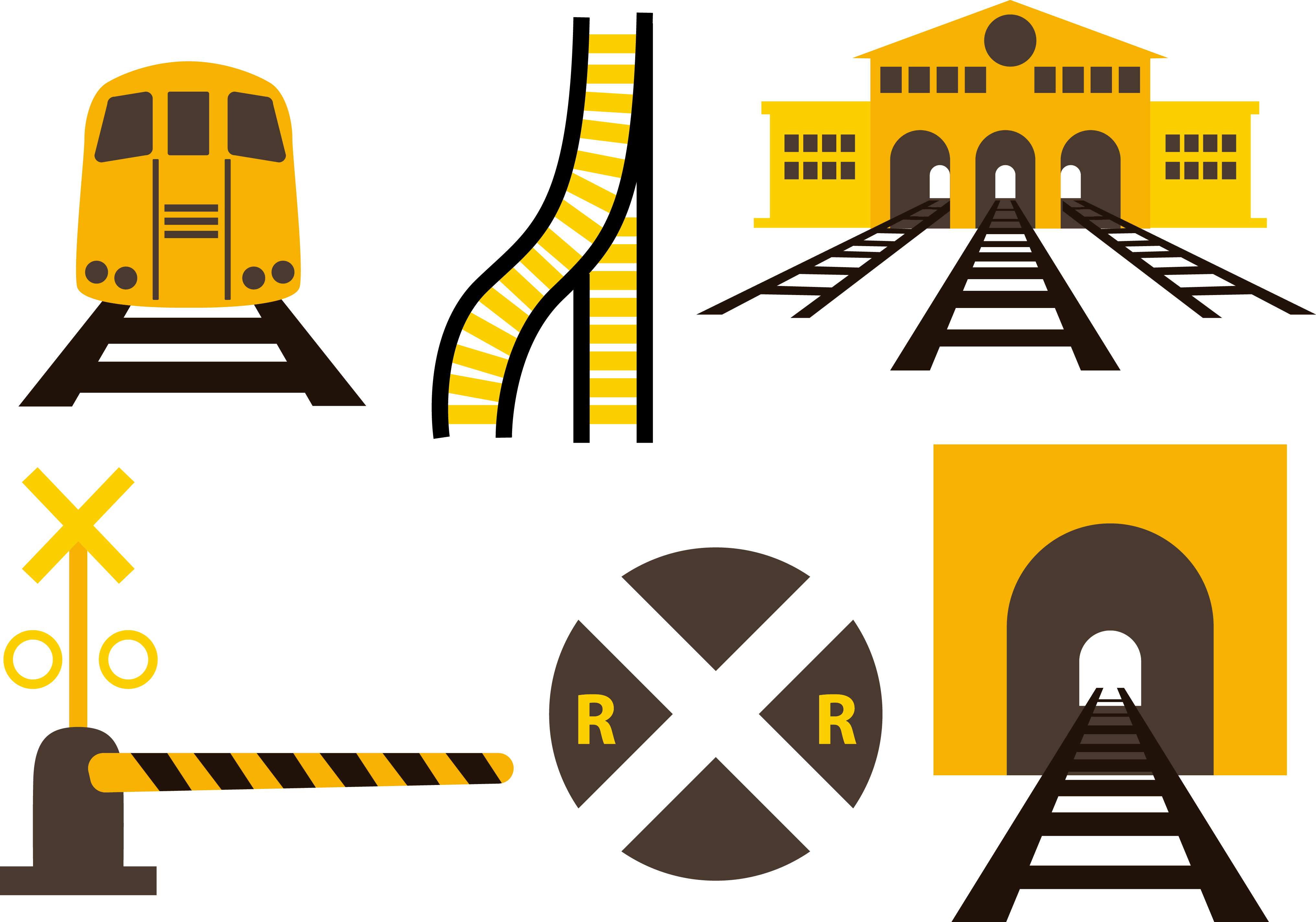 Download Railroad Tracks Clipart HQ PNG Image FreePNGImg Clip Art