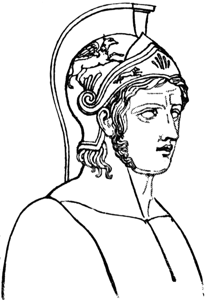 Achilles Vector Cartoon Clipart Illustration. Troy Trojan Clipart