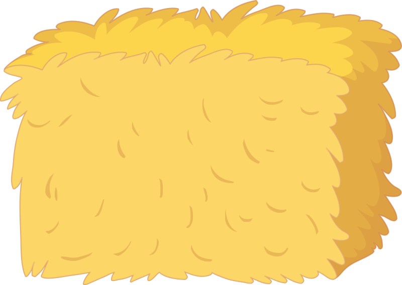 Hay Bales SVG Bundle, Hay Bales Clipart, Hay Bale Silhouette, Square