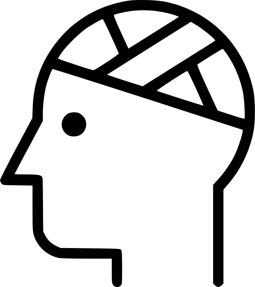 Head Injury Icon Cartoon Single Sick Icon From The Big Stock Clip Art