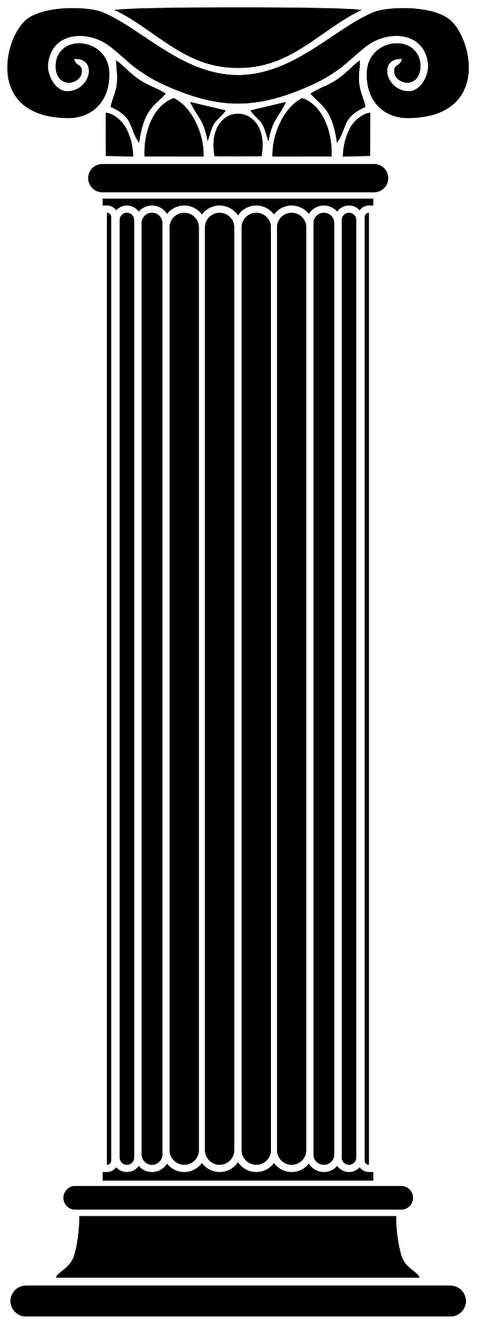 support columns Clip Art Library