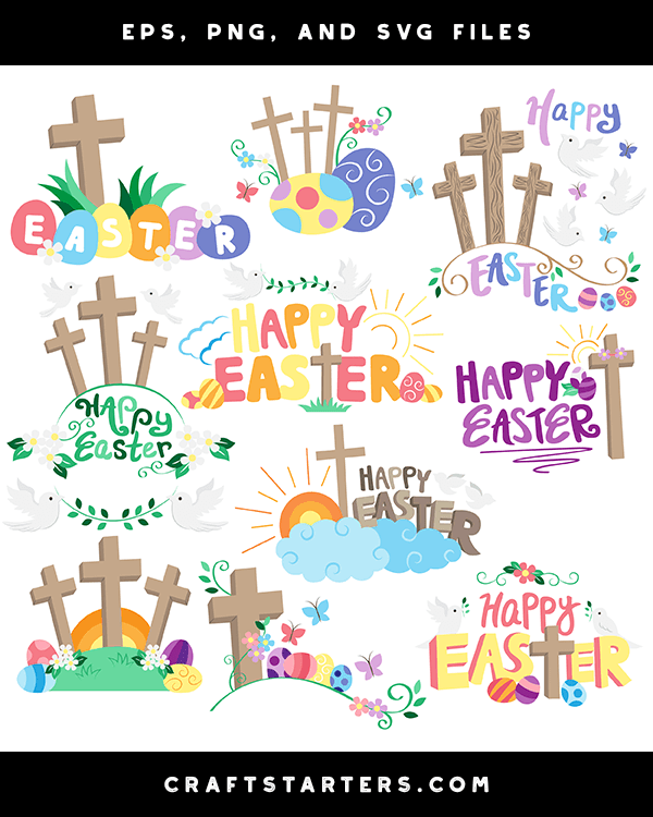 Christian Religious Easter Clip Art N15 free image download Clip Art