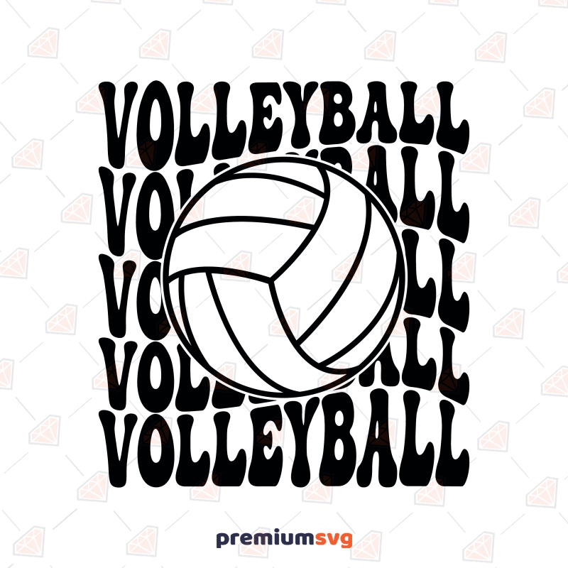 Volleyball Spike Clip Art Graphic Vector Volleyball Image Clip Art