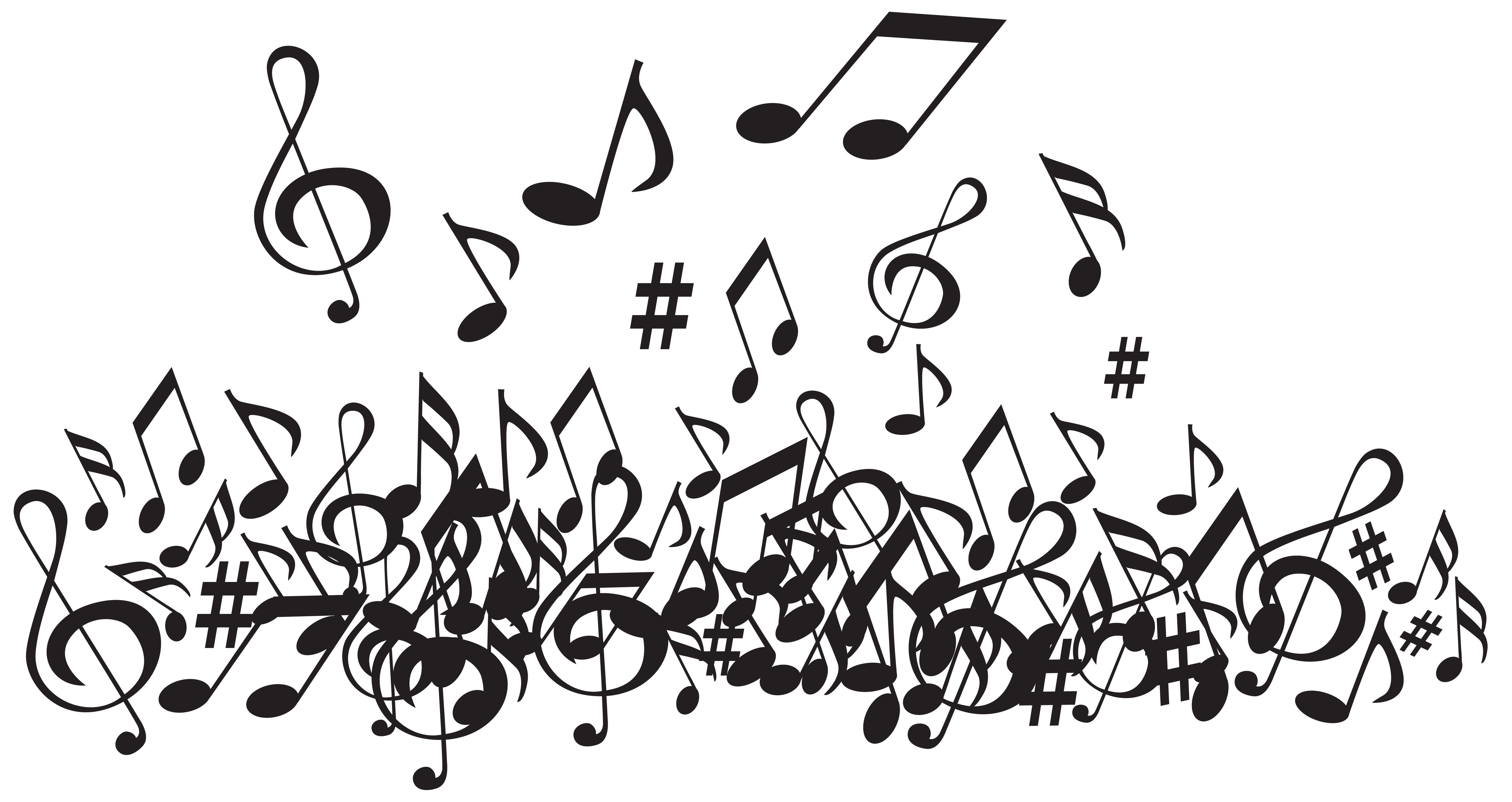 6,203 Music Notes Transparent Background Images, Stock Photos, 3D