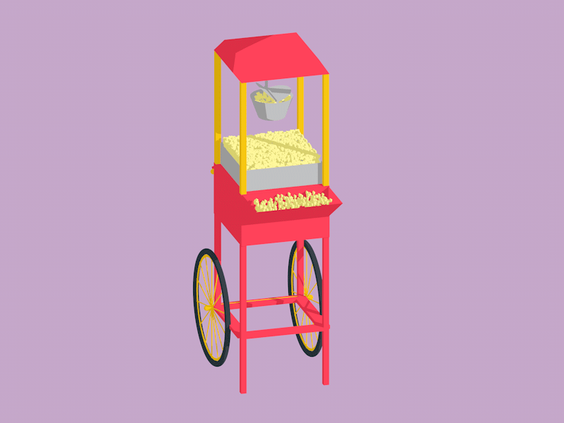 Popcorn Makers Cotton candy Machine Concession stand, popcorn Clip