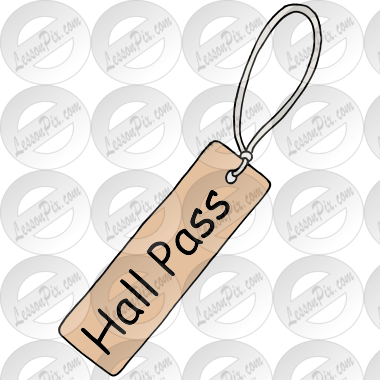 Hall Pass Pad | Zazzle - Clip Art Library