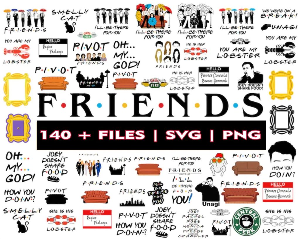 FRIENDS Clip Art Download Print Your Own Friends Friends - Etsy #3945386