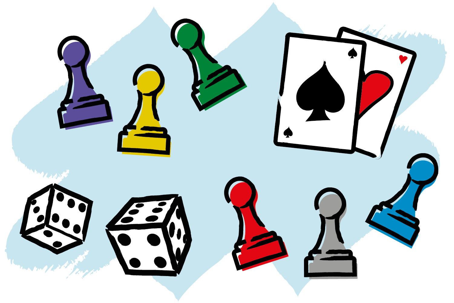 Boy and a girl playing video games clipart. Free download Clip Art