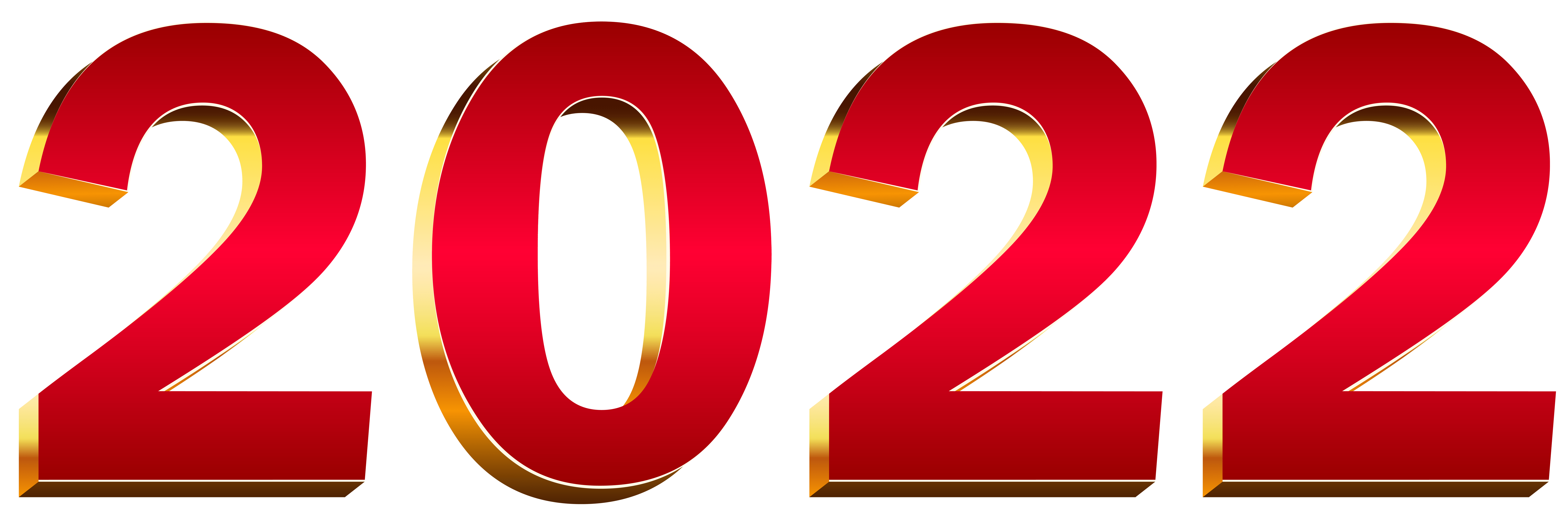 New Year 2022 Golden Text Clip Art Graphic by pixeness · Creative