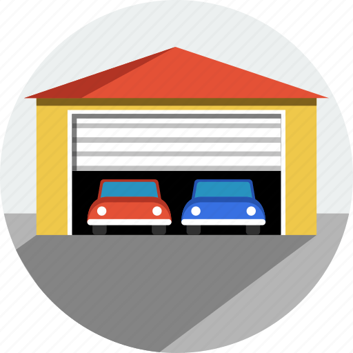 Vector Detailed House With Car And Garage Stock Clipart Royalty