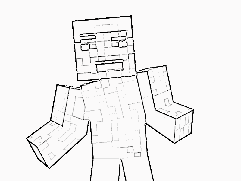 Free Minecraft Coloring Pages Steve, Download Free Minecraft Coloring