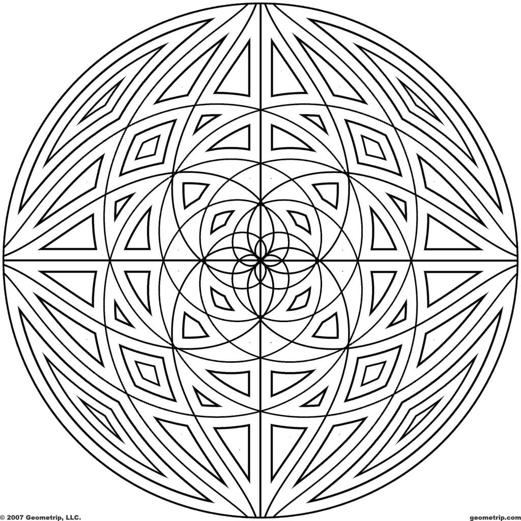 geometric coloring pages Clip Art Library
