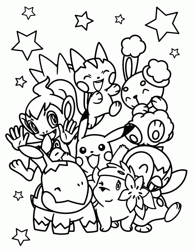 pokemon colouring pages Clip Art Library