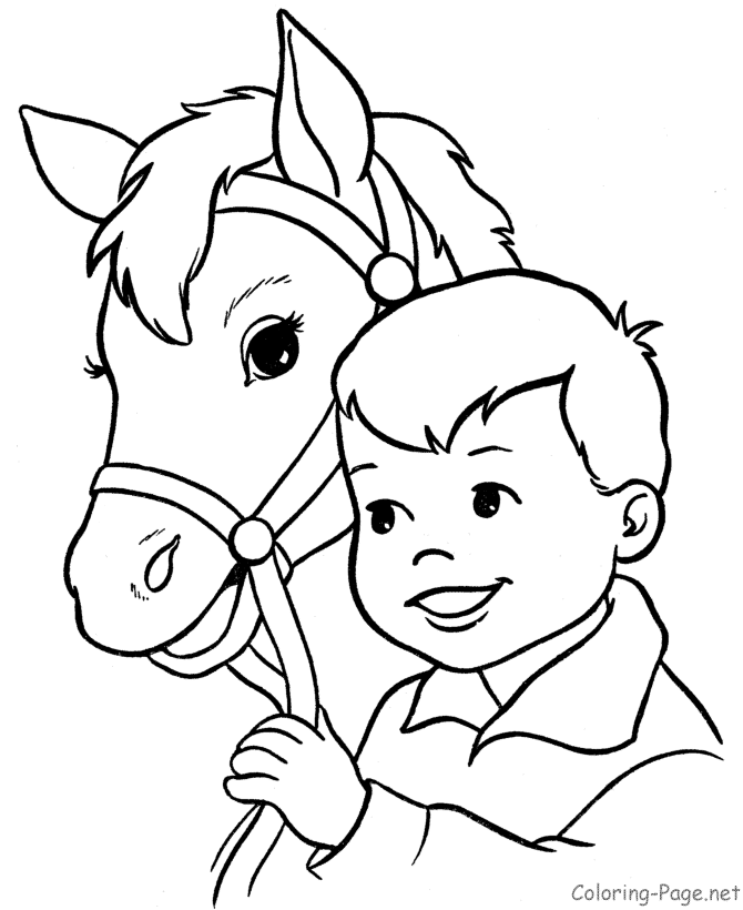 Free Horse And Pony Coloring Pages, Download Free Horse And Pony