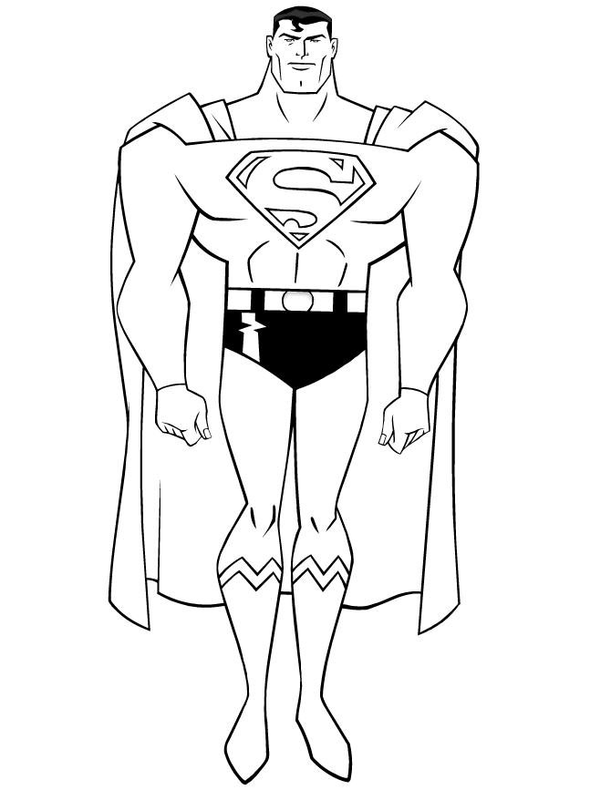 Superman Coloring Pages To Print