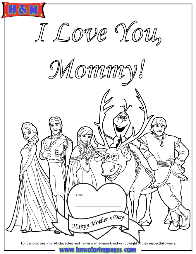 frozen characters coloring pages Clip Art Library