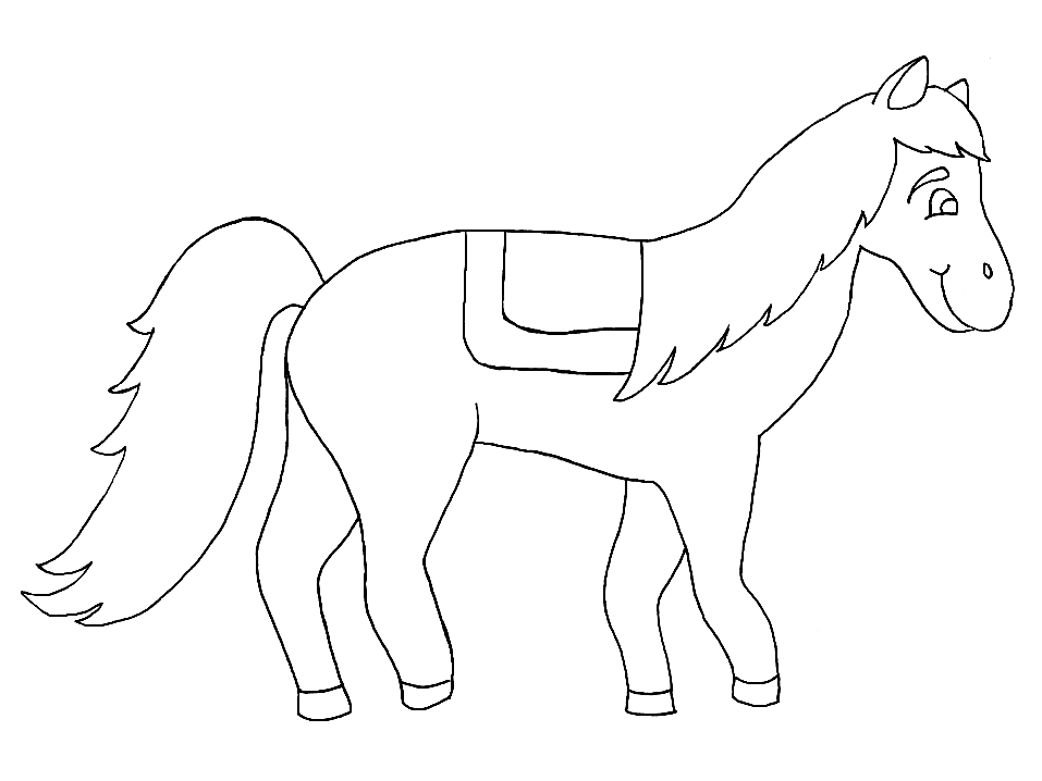 Free Horse Coloring Page, Download Free Horse Coloring Page png images
