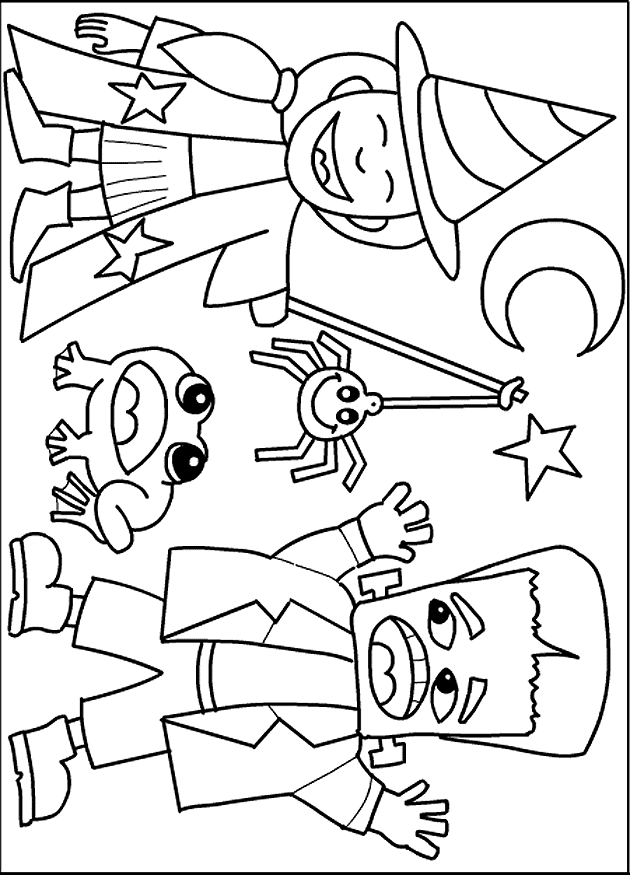 Dental Halloween Coloring Pages